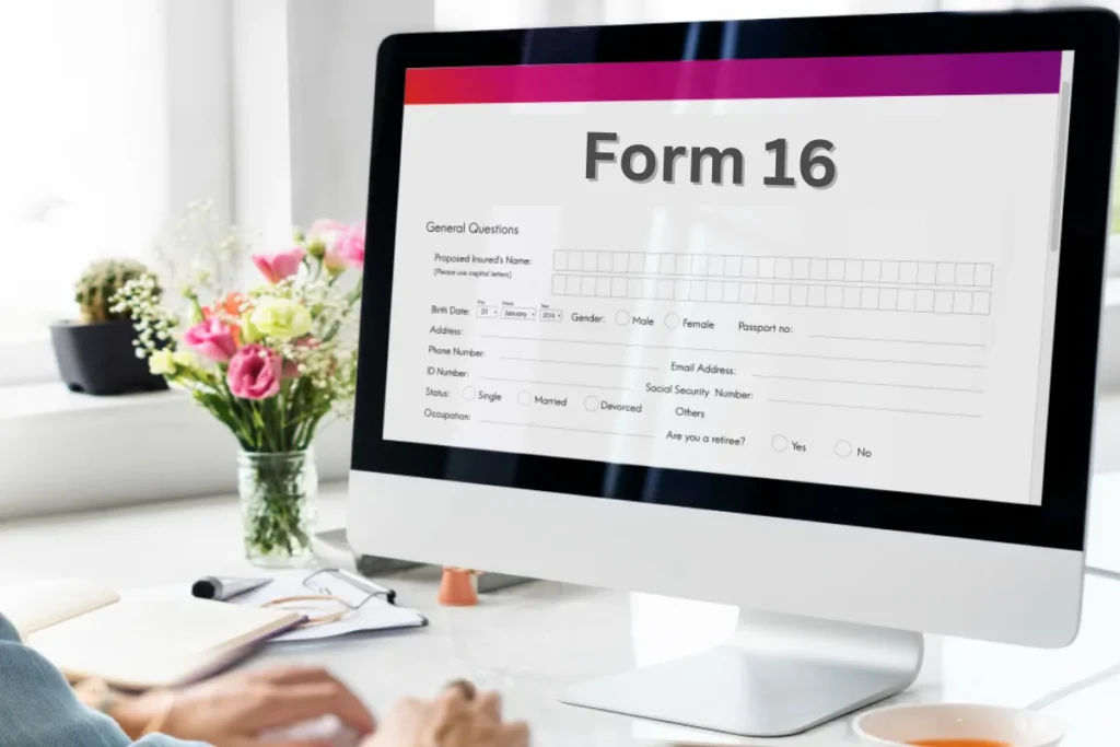 Income Tax News Form 16