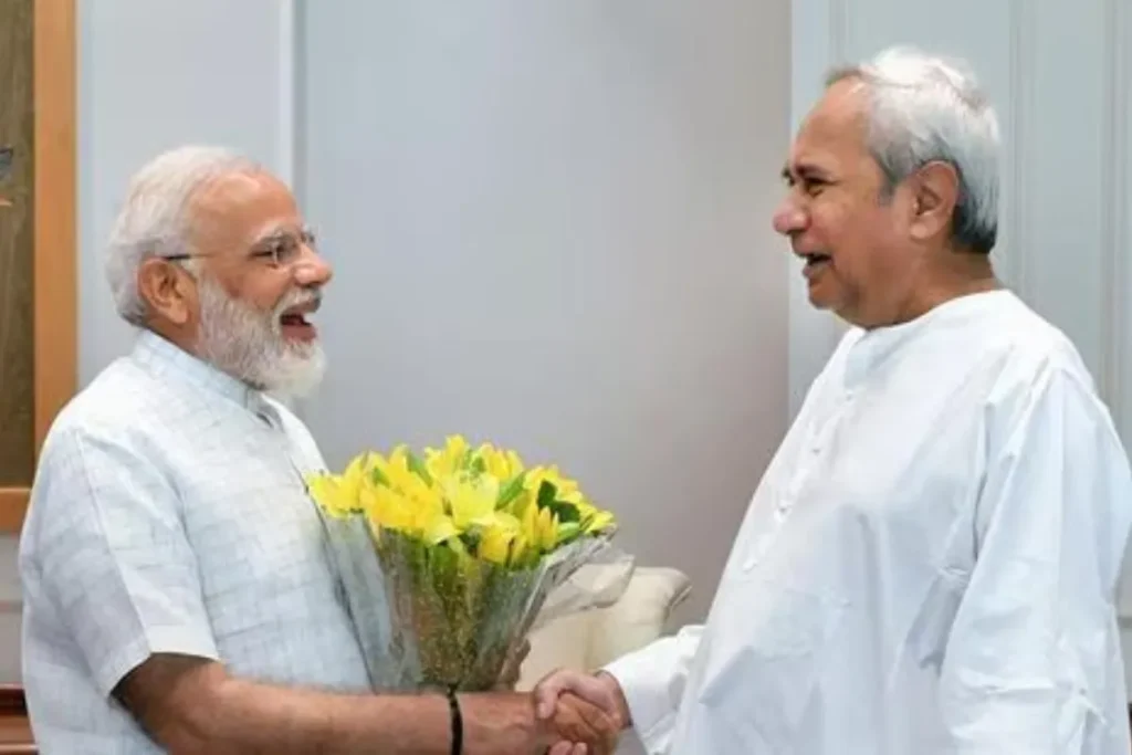 PM Modi with Naveen Patnaik