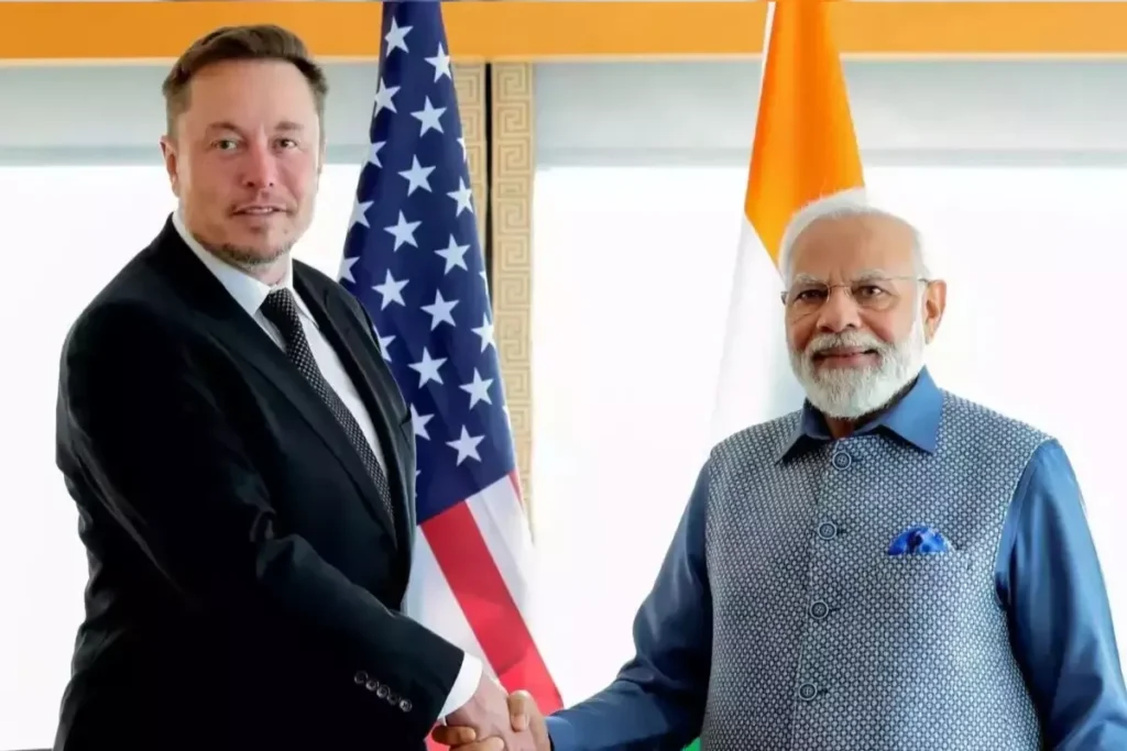 Elon Musk PM Modi