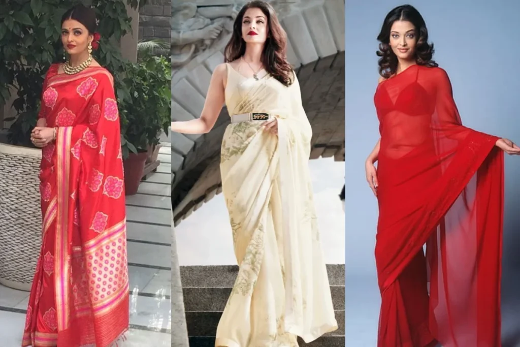 Aishwarya Rai Saree Look