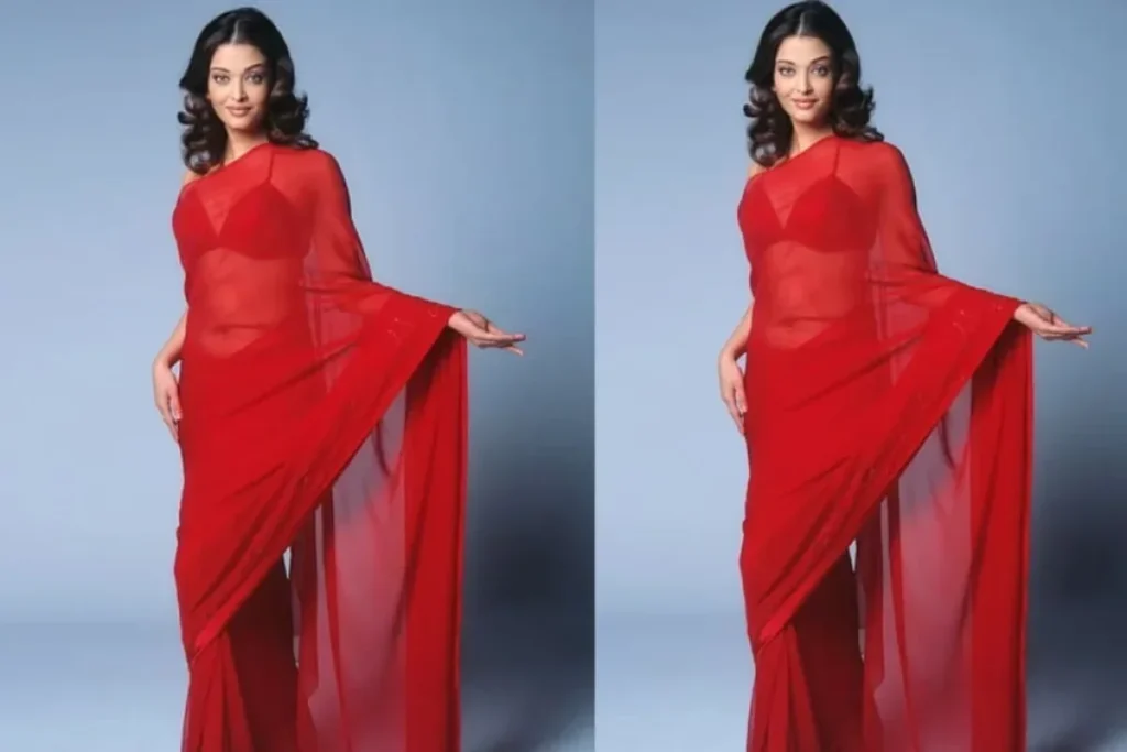 Aishwarya Rai Saree Look 