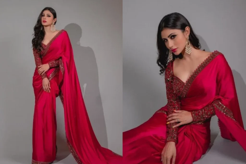 Mouni Roy Saree Look