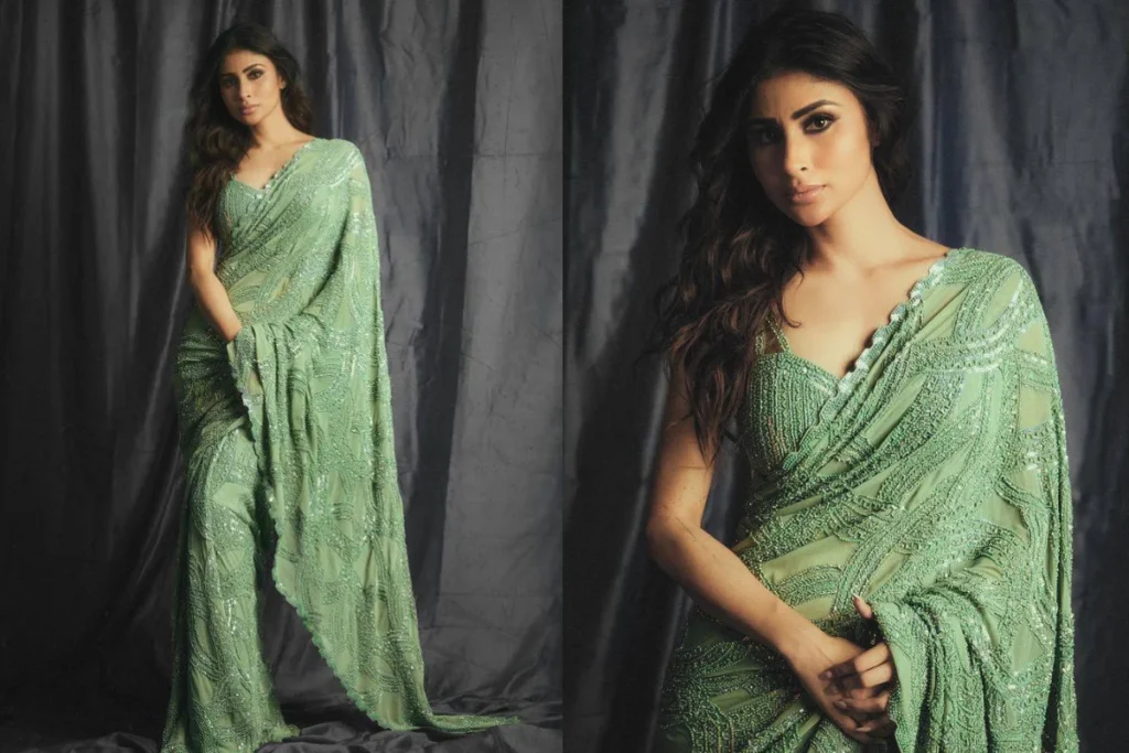 Mouni Roy Saree Look