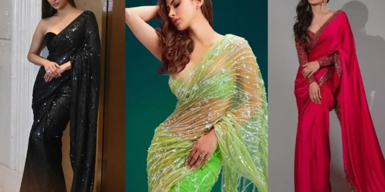 Mouni Roy Saree Look