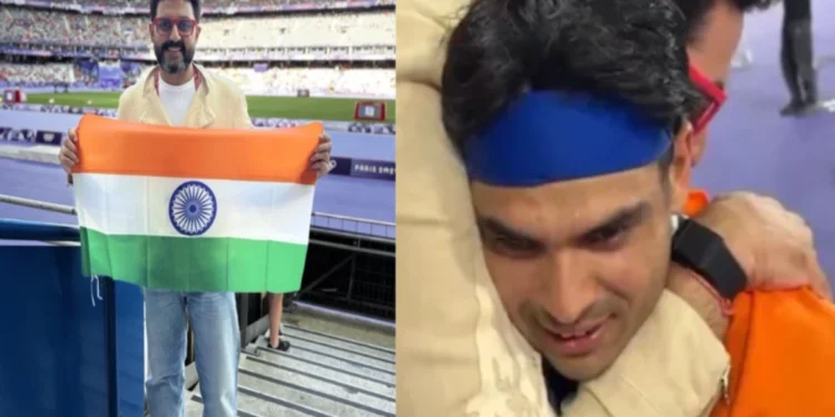 Neeraj Chopra and Abhishek Bachchan