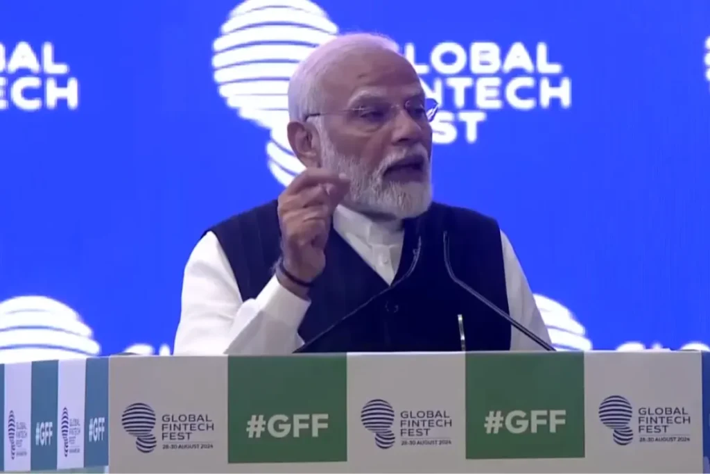 PM Modi at Global Fintech Fest