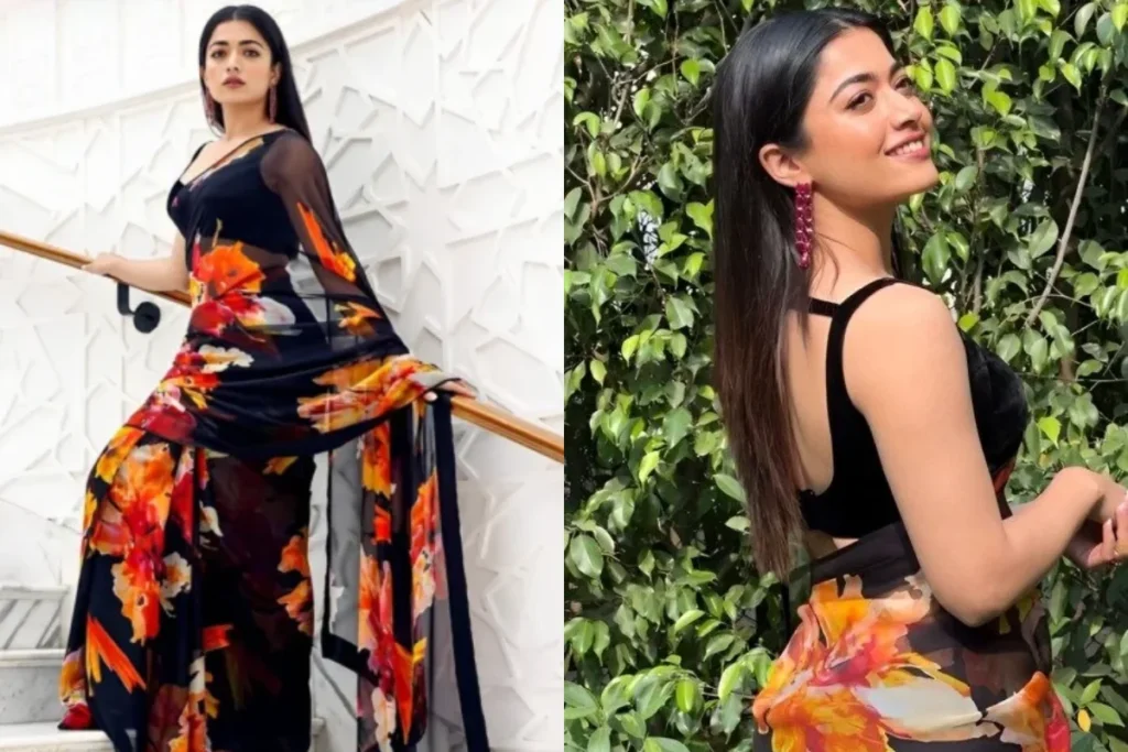 Rashmika Mandanna Saree Look