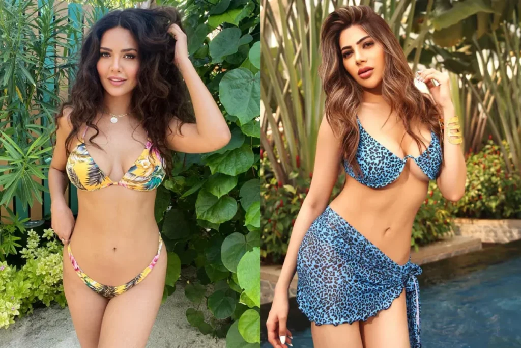 Esha Gupta vs Nikki Beach Look 