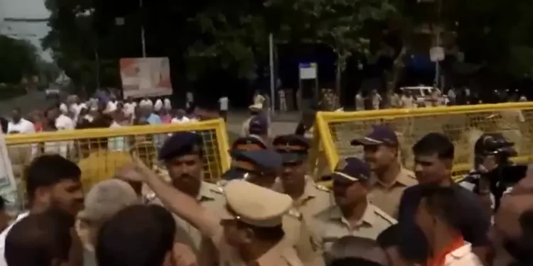 MVA Protest in Mumbai