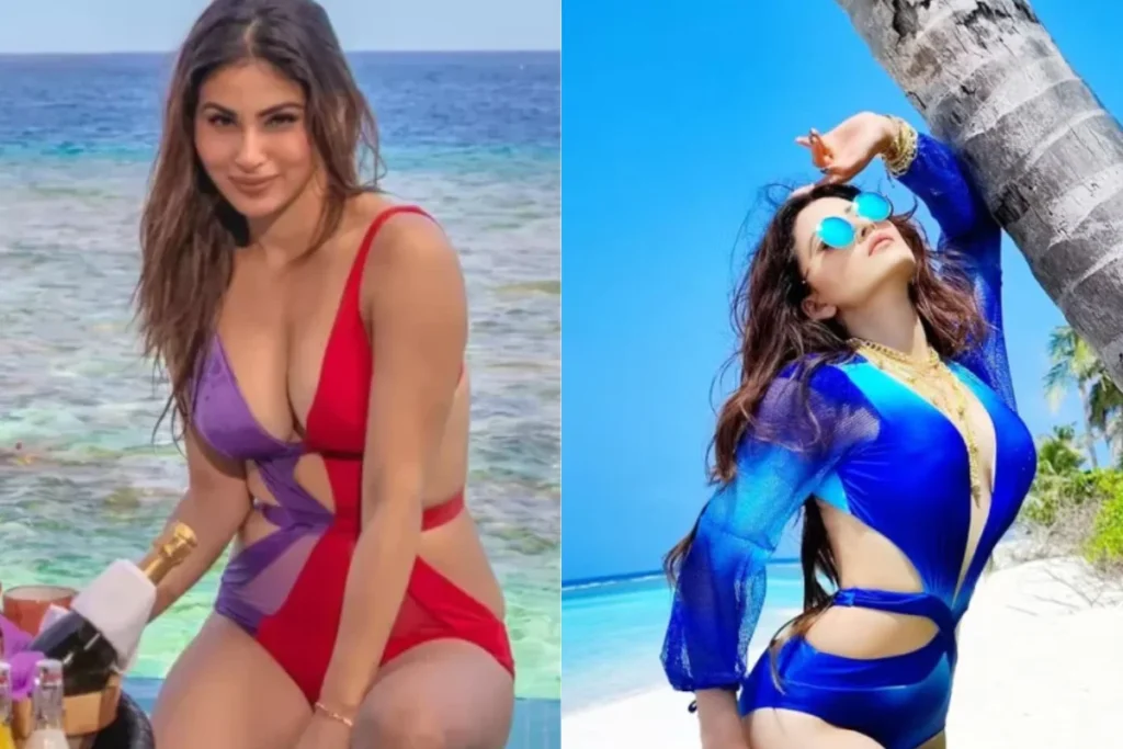 Mouni Roy vs Urvashi Rautela Bikini Look