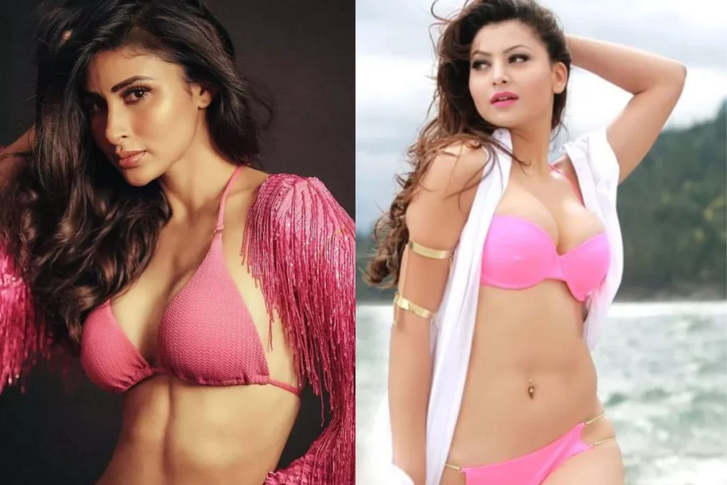 Mouni Roy vs Urvashi Rautela Bikini Look