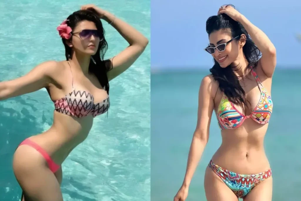 Mouni Roy vs Urvashi Rautela Bikini Look