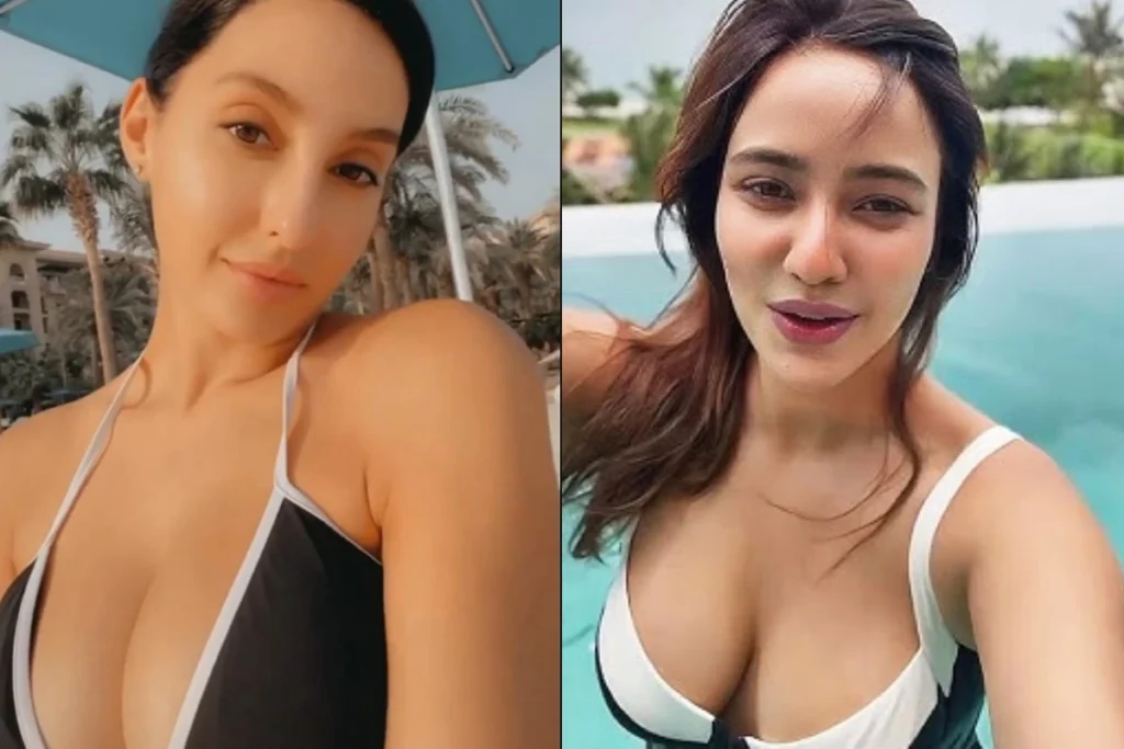 Nora Fatehi vs Neha Sharma Bikini Look