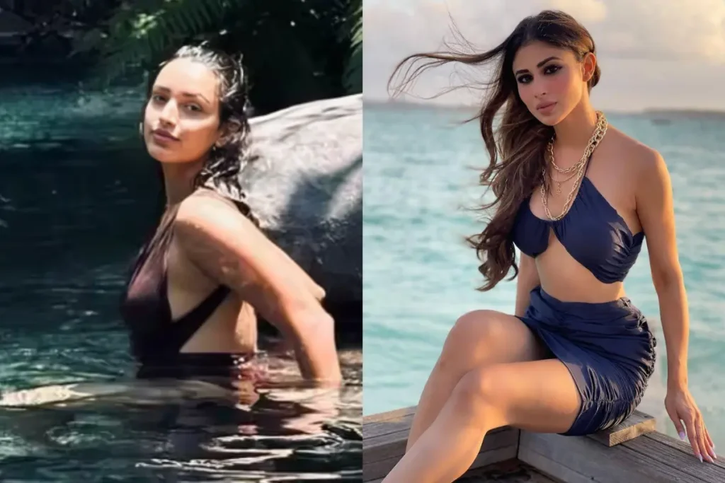 Triptii Dimri vs Mouni Roy Bikini Look