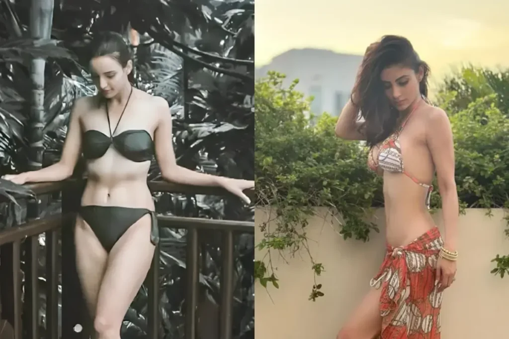 Triptii Dimri vs Mouni Roy Bikini Look