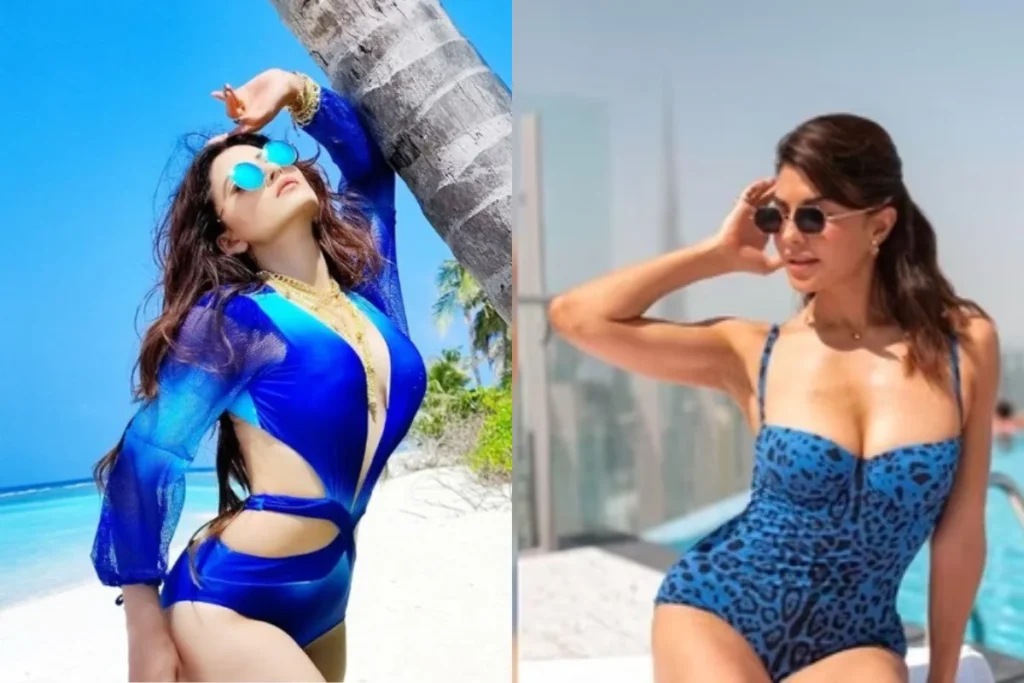 Urvashi Rautela vs Jacqueline Fernandez Bikini Look