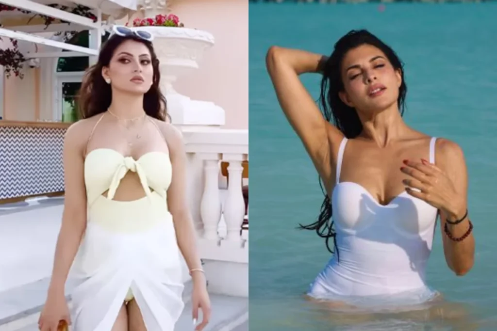 Urvashi Rautela vs Jacqueline Fernandez Bikini Look