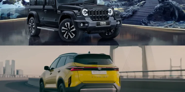 Mahindra Thar Roxx vs Tata Harrier