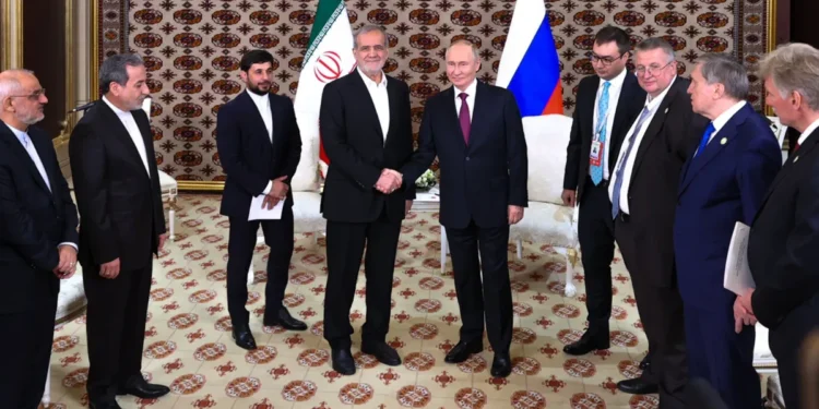 Putin Pezeshkian Meeting