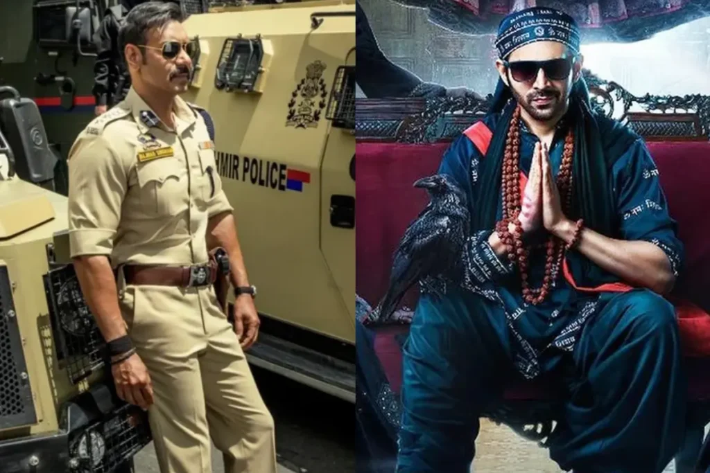 Singham Again vs Bhool Bhulaiyaa 3