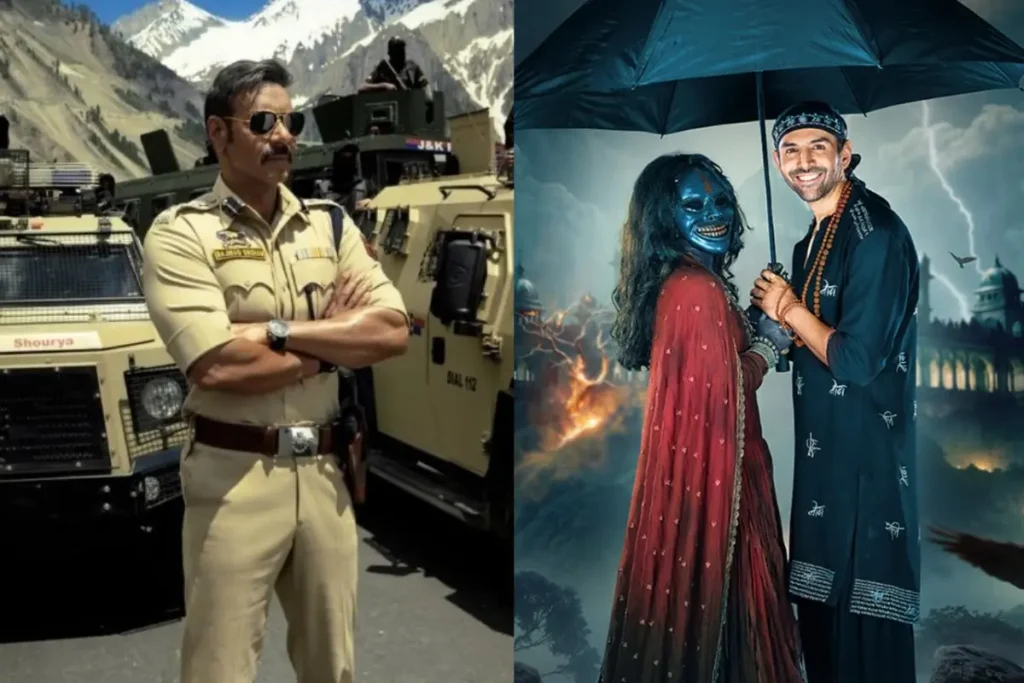 Singham Again vs Bhool Bhulaiyaa 3 Box Office Collection